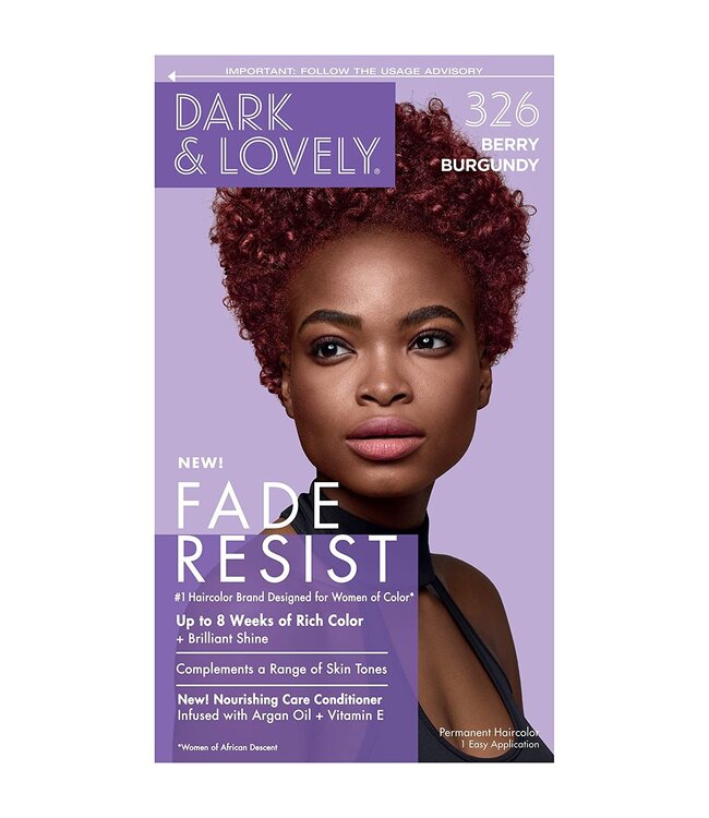 Dark & Lovely Fade Resist Hair Color #326 Berry Burgundy
