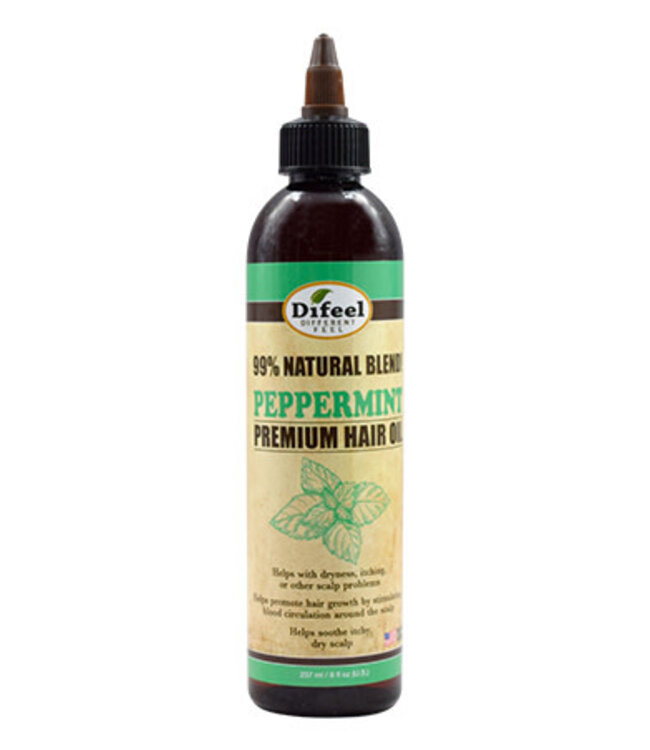Difeel 99% Natural Peppermint Premium Hair Oil 8oz