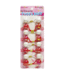 MAGIC GOLD Kid's Hair Bubbles Round #L3 Red/White