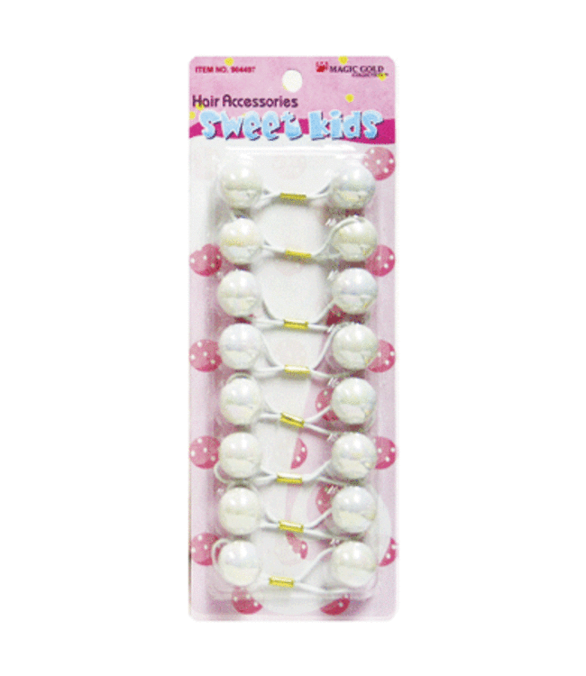 MAGIC GOLD Kid's Hair Bubbles Round #L1 White