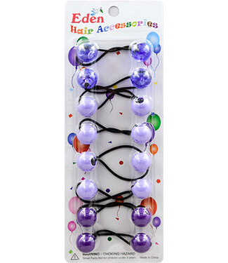 Eden Kid's Hair Bubbles LB20-PURPLE