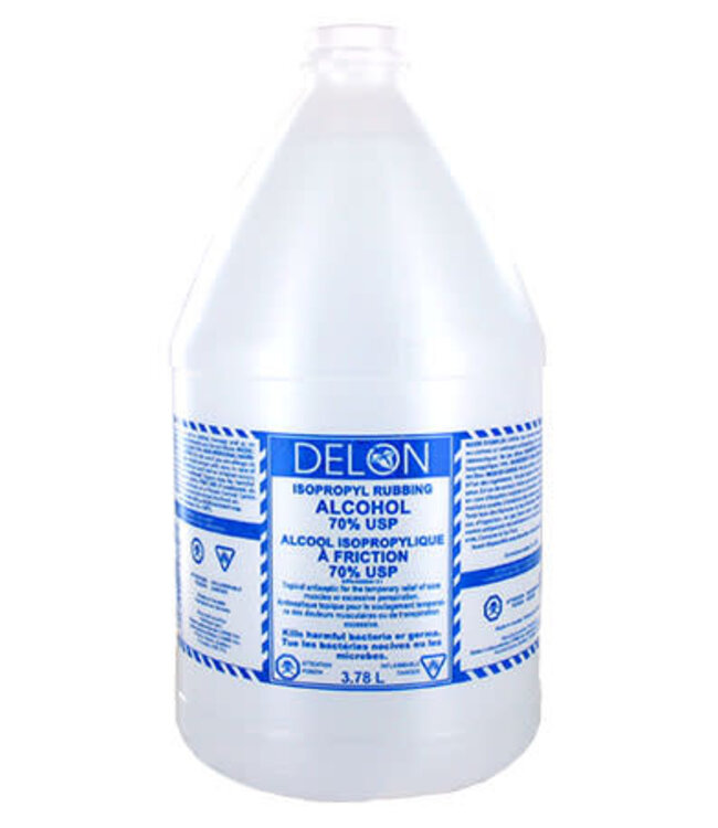 Delon Isoproyl Rubbing Alcohol 70% (3.78L/1Gallon)