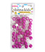 Donna Kids 16mm Hair Beads Purple/Clear Mixed