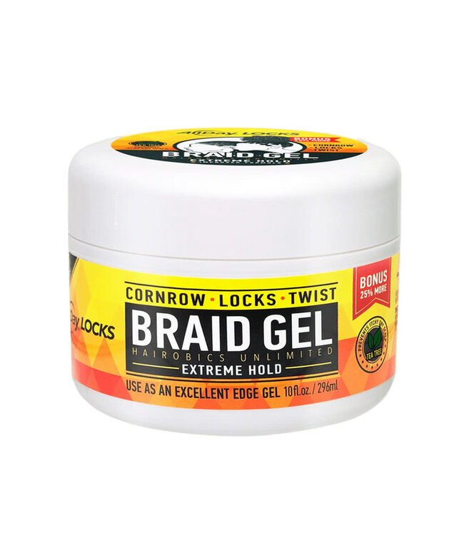 AllDay Locks All Day Locks Braids Gel Exteme Hold 10oz