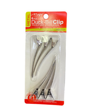 Magic Collection 6pcs Metal Duck Bill Clip 3114