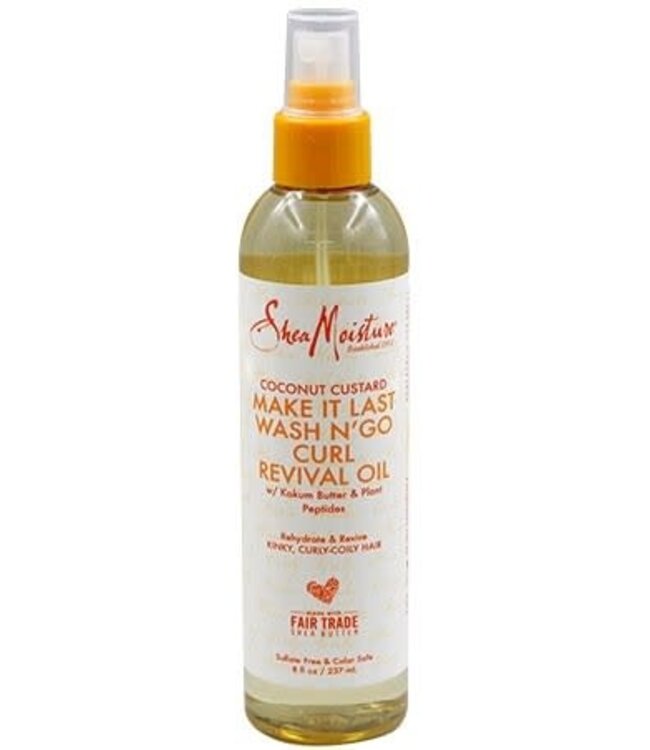 Shea Moisture Coconut Custard Curl Revival Oil 8oz
