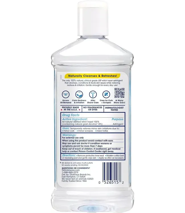 Dickinson's Witch Hazel Astringent 8oz