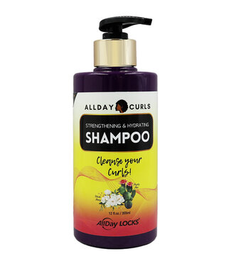 AllDay Locks All Day Curls Strengthening & Hydrating Shampoo 12oz