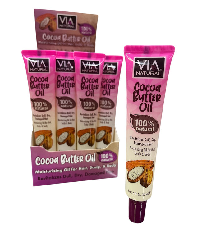 Via Natural Ultra Care Cocoa Butter Oil 1.5oz