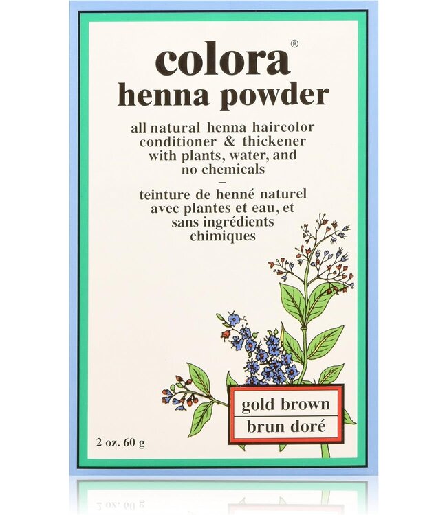Colora Henna Powder - Gold Brown 2oz