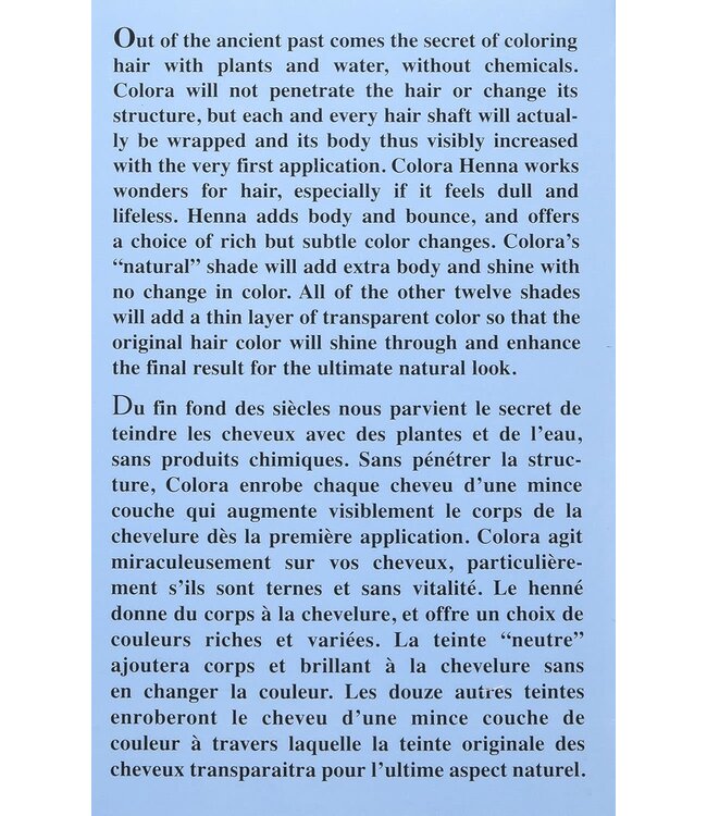 Colora Henna Powder - Gold Brown 2oz