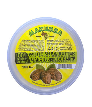 Makumba 4 IN 1 Formula White Shea Butter 8oz