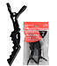 Donna Crocodile Clip 2pc Black