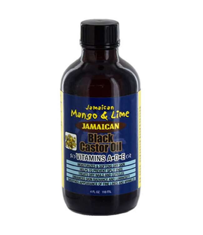 Jamaican Mango & Lime Black Castor Oil Vitamin A-D-E ( 4oz )