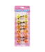 MAGIC GOLD Kid's Hair Bubbles Round #XL16 Crystal Orange/Yellow