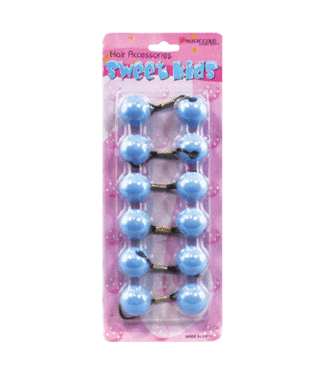 MAGIC GOLD Kid's Hair Bubbles Round #XL3 Light Blue