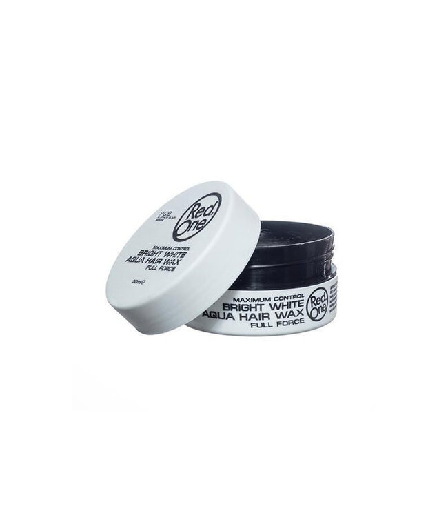 Red One Aqua Hair Gel Wax - Bright White 50ml