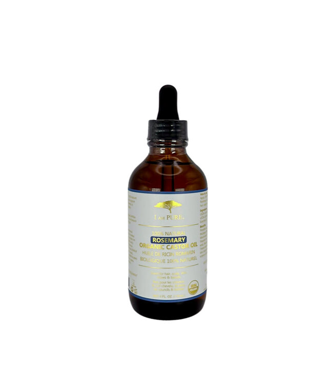 I Am Pure 100% Natural Jamaican Black Castor Oil Organic Rosemary 4oz