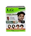 Liz Professional Hair Coloring Shampoo - Black ( 25x 10ml )