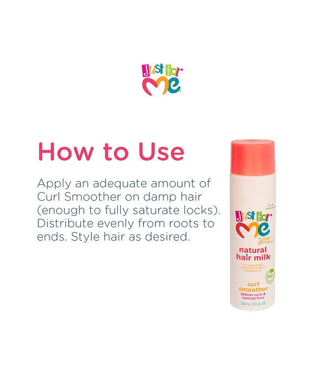 Pro-line Just For Me Natural Hair Milk Curl Smoother 236ml ( 8oz )