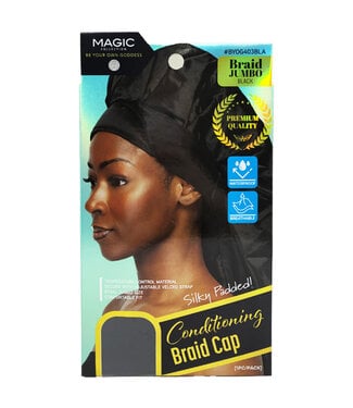 Magic Collection Conditioning Braid Cap Jumbo BLK