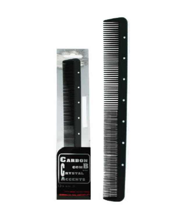 MAGIC GOLD Carbon Comb w / Crystal Cutting #3779