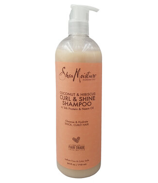 Shea Moisture Coconut & Hibiscus Curl & Shine Shampoo 24oz