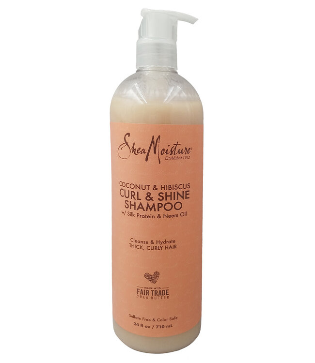 Shea Moisture Coconut & Hibiscus Curl & Shine Shampoo 24oz