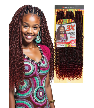 MAGIC GOLD 3X BOHO Braid 18"