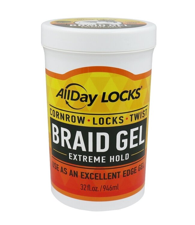 AllDay Locks All Day Locks Braids Gel Exteme Hold 32oz