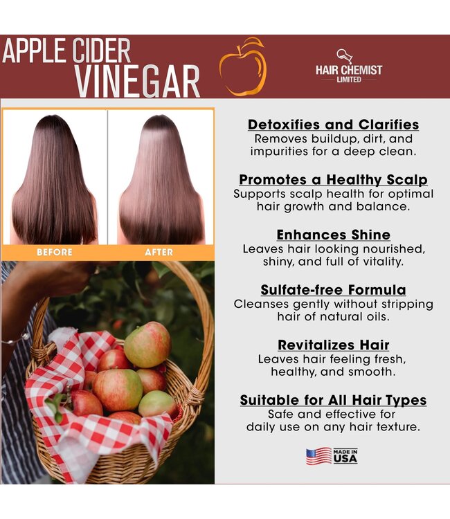 Hair Chemist Apple Cider Vinegar Shampoo 33.8oz