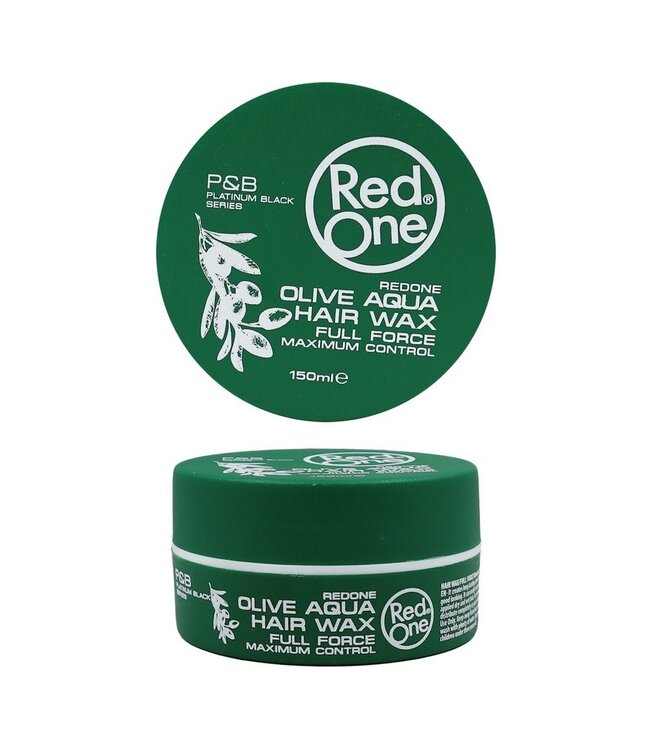 Red One Aqua Hair Wax Olive 150ml