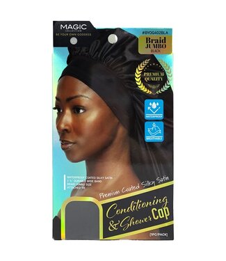 Magic Collection Conditioning & Shower Cap Braid Jumbo BLK
