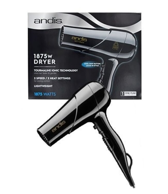 Andis 1875 Dryer Black Tour/Ionic Dryer