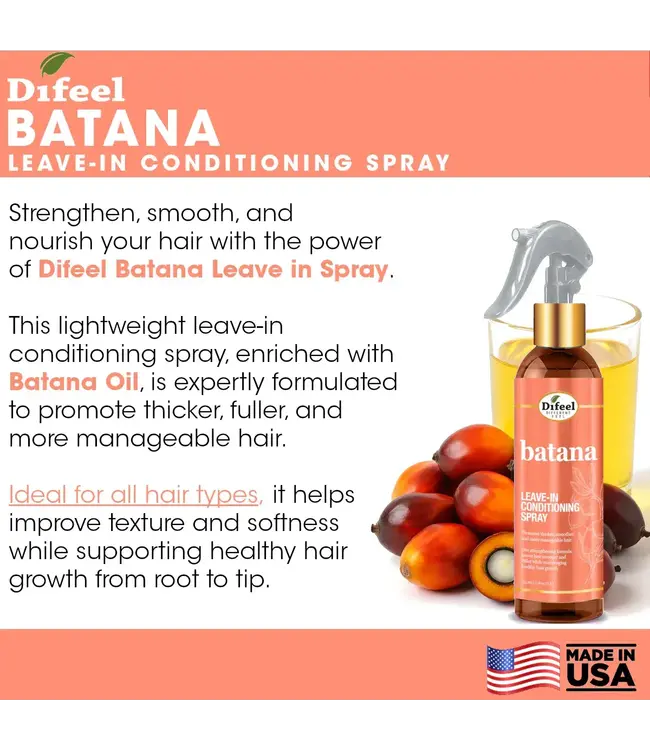Difeel Batana Leave-In Conditioning Spray 8oz