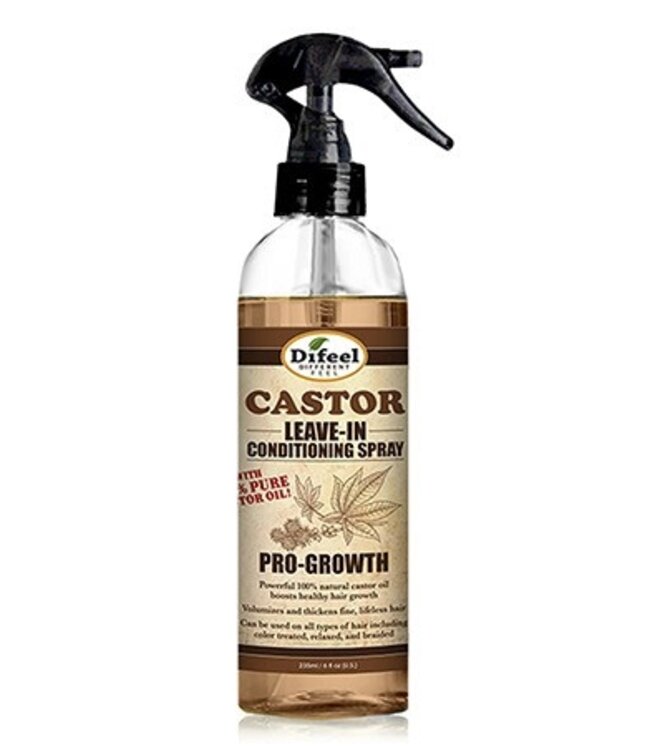 Difeel Castor Pro-Growth Leave-In Spray 6oz