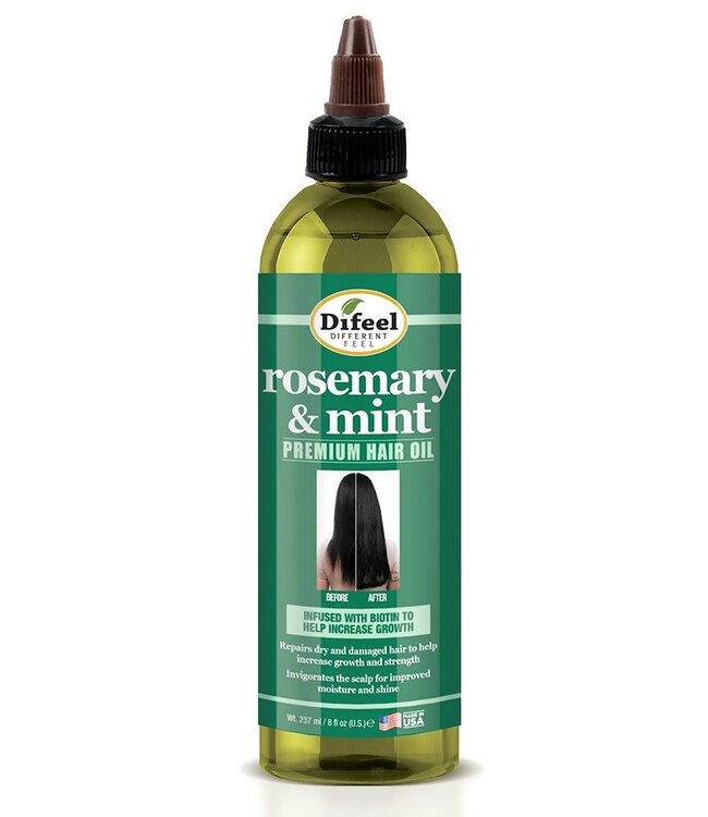 Difeel Rosemary & Mint Premium Hair Oil 8oz