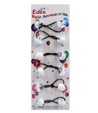 Eden 20mm Hair Ball Clear & White