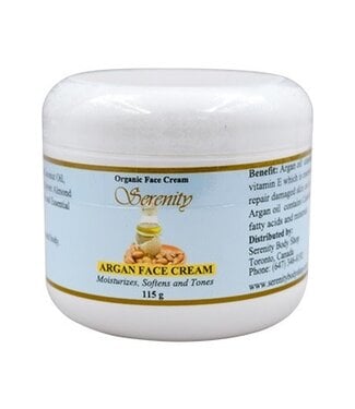 Serenity Oil Argan Face Cream 4oz