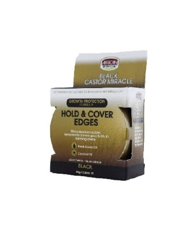 African Pride BCM Hold & Cover Edges 2.25oz Black