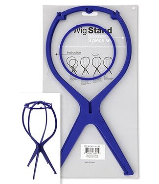 MAGIC GOLD Multi Purpose Plastic Wig Stand Blue