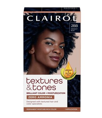 Clairol Textures & Tones Hair Color #2BB Midnight Blue