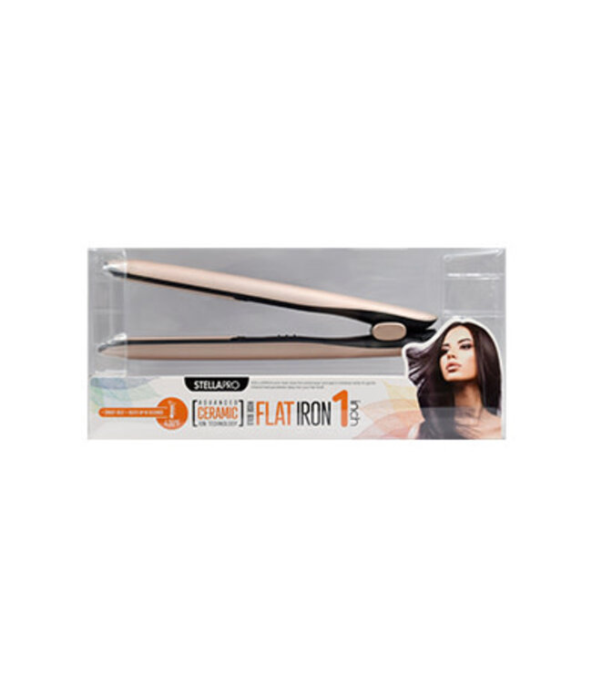Stella Flat Iron 1" Rose Gold