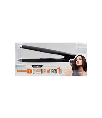 Stella Flat Iron 1" Black