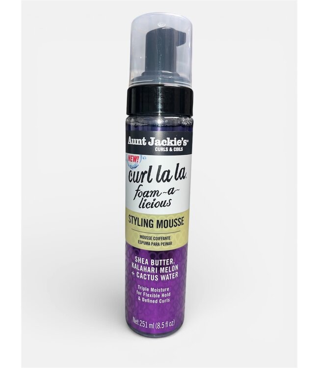 Aunt Jackie's Curl La La Foam-A-Licious Styling Mousse 8.5oz