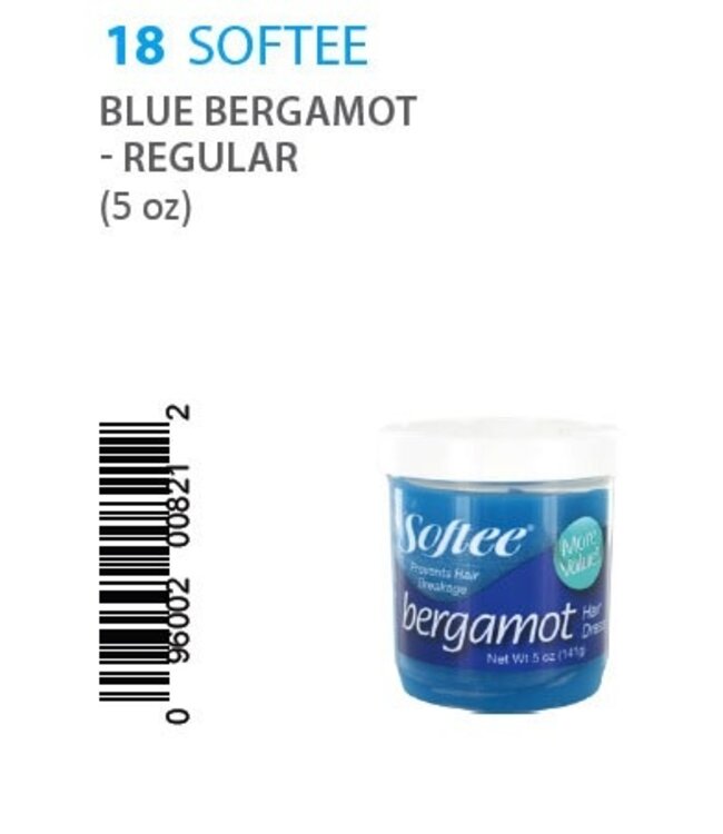 Softee Regular Hair Formula Bergamot Blue 5oz