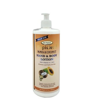 Topiclear The Original Papaya & Coconut Hand & Body Lotion 32oz