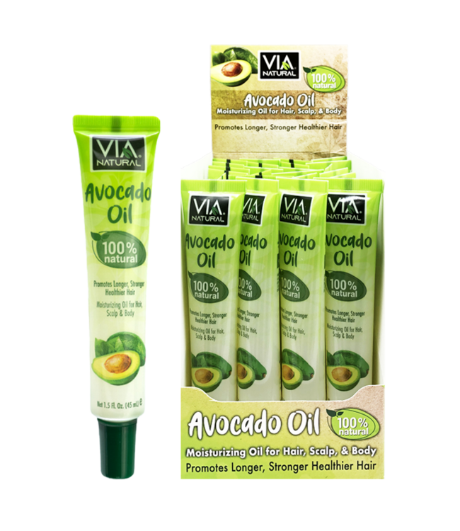 Via Natural Avocado Body & Hair Oil 1.5oz