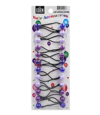 Eden 12mm Hair Ball Purple Tone Asst