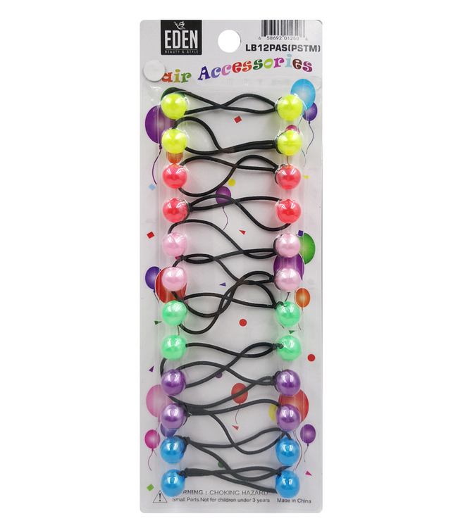 Eden 12mm Hair Ball Pastel Asst